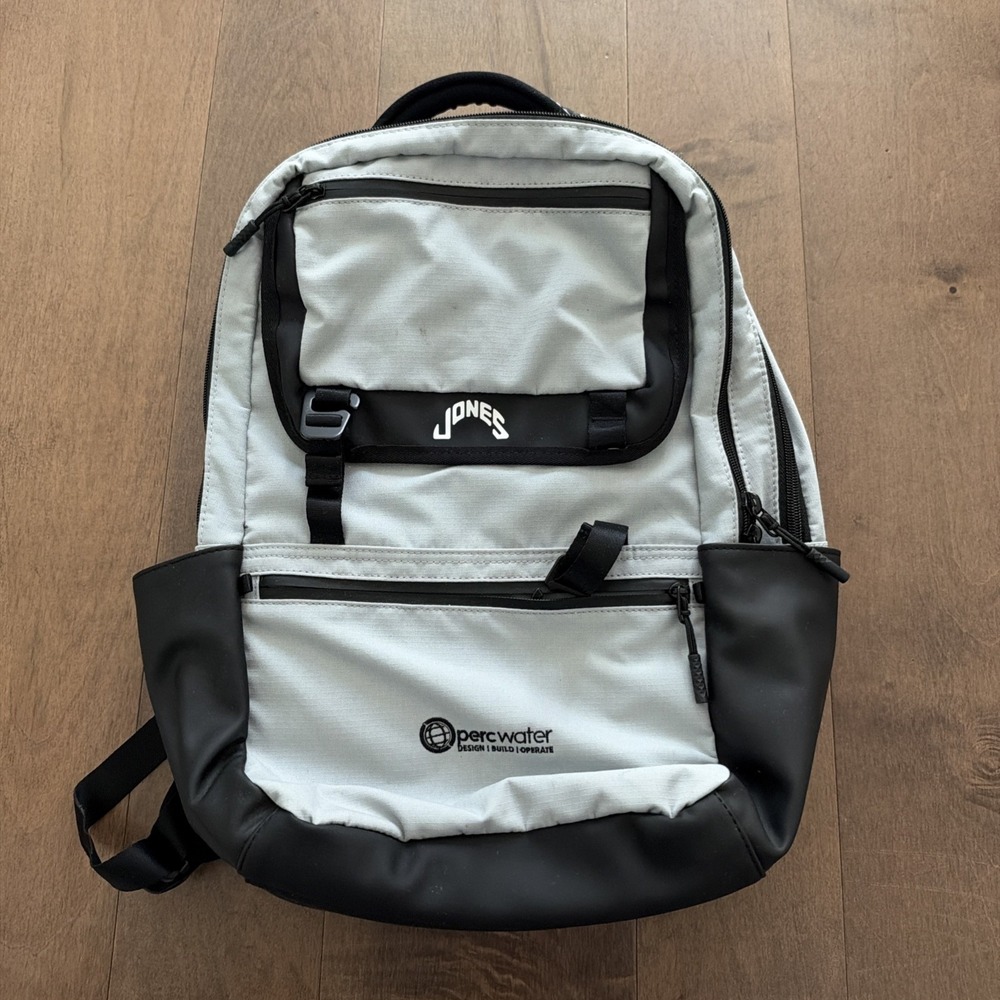 Jones Sports Co A2 Backpack Moon Gray Golf Travel Daypack Corporate Logo